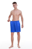 100% Mulberry Silk Boxer Shorts for Men - Royal Blue