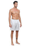 100% Mulberry Silk Boxer Shorts for Men - Grey