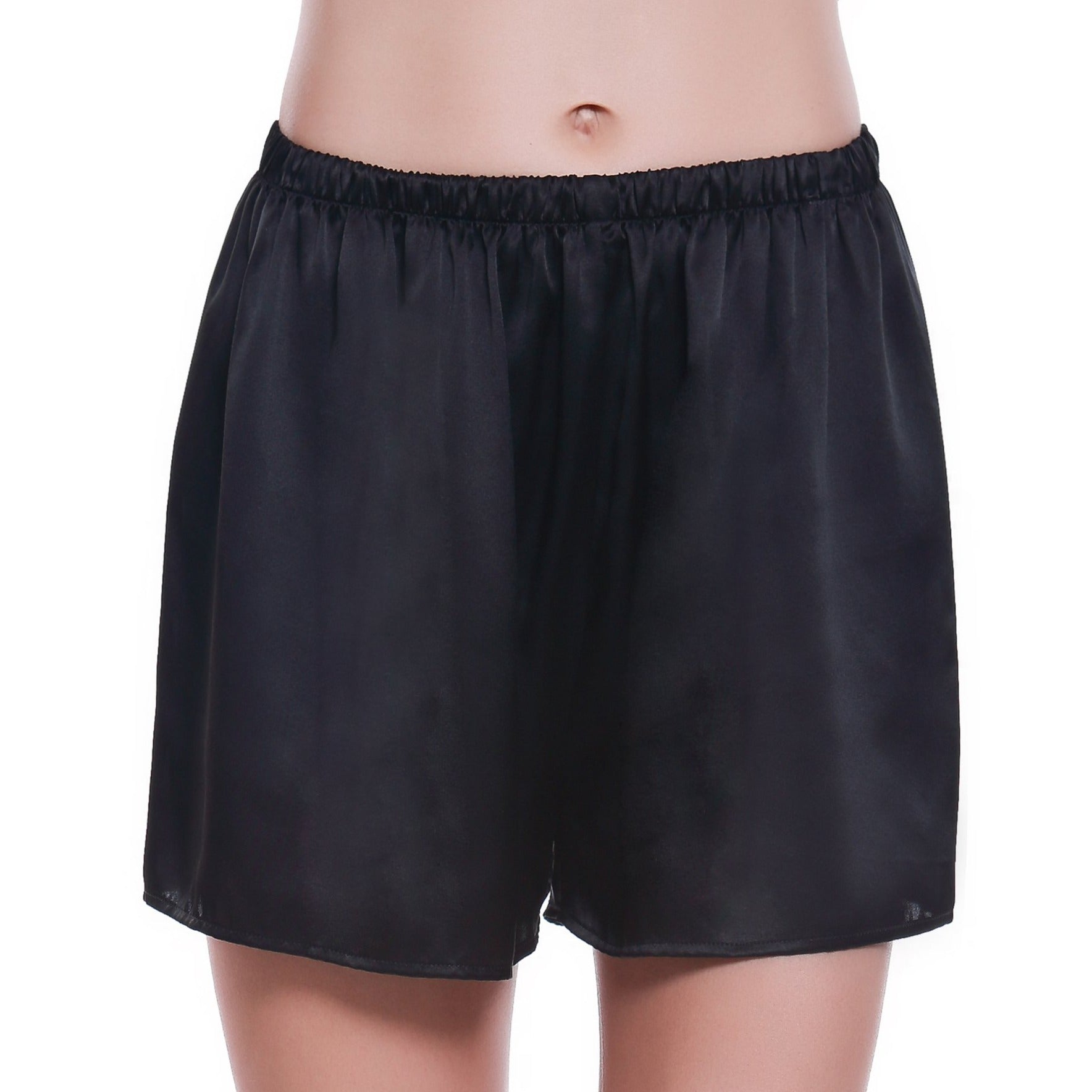 Women 100% Pure Silk Soft Stretchy Boxer Underwear Pants Lace Safety Wear  Home Wear Legging Short
