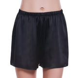 Women 100% Mulberry Silk Shorts/Boxers - Black