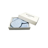 19mm 100% Both Side Mulberry Silk Envelop Pillowcase and Eye Mask with Gift Box (Light Blue) - Queen Size