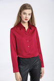 100% Mulberry Silk Blouse with Gift Box-Scarlett